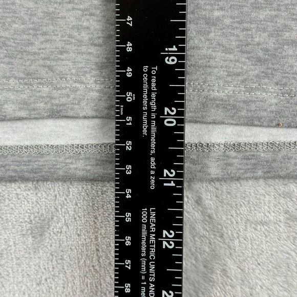 Juicy Couture Shirt Womens Medium Heather Grey Crew Neck Tee Glitter Super Soft - Picture 8 of 9